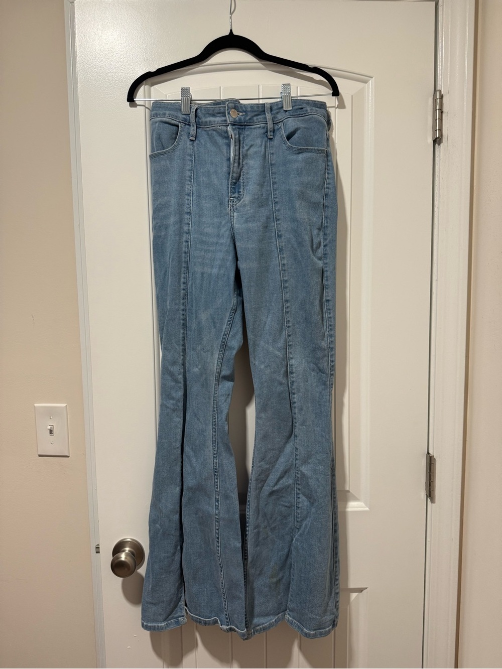 Hollister Blue Women's Flared Jeans